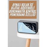 Epilons Powerbankli Bluetooth Kulaklık Yüksek Ses Aynalı Çift Dijital Gösterge Ekranı - Diğer