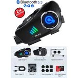Epilons Q28 2x 2 Eşleşmeli Motosiklet Kask Bluetooth Kulaklık 1080P Kamera Su Geçirmez Intercom - Diğer