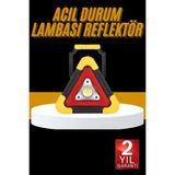 Epilons Reflektör Işıklı Ikaz Lambası Şarjlı Çok Fonksiyonlu Işıklı Üçgen Reflektör