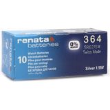 Epilons Renata 364 SR621SW 1.55V Alkalin Saat Pili 10 Adet