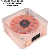 Epilons Retro Bluetooth Hoparlör Pembe - Diğer