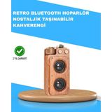 Epilons Retro Radyo Tasarım Bluetooth Hoparlör 1800MAH Uzun Çalma Süresi