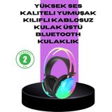 Epilons Rgb Aydınlatmalı Kablosuz Bluetooth Kulaklığı