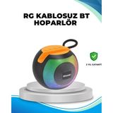 Epilons Rgb Işıklı Taşınabilir Kablosuz Bluetooth Hoparlör