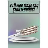 Epilons Saç Şekillendirici Wag Maşa Üçlü Yüksek Isı Ayarlı Seramik Kaplama FRTKGT25DYMUCZZZSUDALGAMAŞASIII1