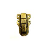 Epilons Sandık, Kutu Klipsi, Ön Kilidi - 48x30mm, Antik, 1 Adet
