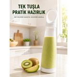 Epilons Şarjlı Smoothie Blender 400 ml Taşınabilir Meyve Karıştırıcı Pratik Mini Blender