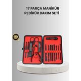 Epilons Şık Kutu Tasarımlı 17 Parça Manikür Pedikür Seti Dayanıklı ve Hijyenik