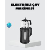 Epilons Sinbo Elektrikli Çay Makinesi 1.7 L Su Isıtıcı Ve Cam Demlikli Güvenli Kullanım FRTKGT25DYMXUCZZZÇAYCI-1