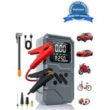Epilons ST-9654 Şarjlı 10.000 Mah Taşınabilir Araç Hava Kompresörü Akü Takviyeli Dijital Ekranlı Işıklı