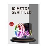 Epilons Su Geçirmez 10M Smart Şerit Led TV Arkası ve Oda Dekorasyonu İçin