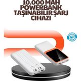 Epilons Taşınabilir 10000 Mah Powerbank – Dijital Göstergeli, Type-C ve USB Çıkışlı
