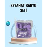 Epilons Taşınabilir 5’li Seyahat Banyo Seti Şampuanlık Sprey Krem Kutusu