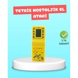Epilons Taşınabilir El Aterisi Gameboy – Klasik Tetris Oyunu, Pil ile Çalışan Mini El Konsolu - Çok Renkli