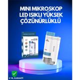 Epilons Taşınabilir Led Işıklı Cep Mikroskop – 80x–200x Büyütme FRTKGT25DYMUCZZZÇOCUKMİKROSKOBU