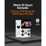 Epilons Taşınabilir Retro Oyun Konsolu – 15.000 Oyun, 64 GB Depolama, IPS Ekran - Çok Renkli