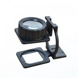 Epilons Tekstilciler Için Kumaş Kontrolü Büyüteç,katlanan, Metal 15x Büyütme