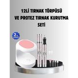 Epilons Tırnak Matkabı ve LED Oje Kurutucu 2’li Profesyonel Bakım Seti