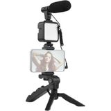 Epilons Tripod Telefon Tutucu Kumandalı Mikrofon LED Işık Vlog Video Kayıt