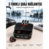 Epilons Tws Powerbank Kutulu Dijital Göstergeli Bluetooth Kulaklık Kablosuz Kulakiçi Kulaklık Yeni Nesil