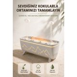 Epilons Ultrasonik Hava Nemlendirici Aromaterapi Difüzörü Jöle Yağmur Efektli Led Işıklı 280 Ml FRTKGT25DYMUCZZPDPG-V72ŞÖMİNE NEMLENDİRİCİ-3