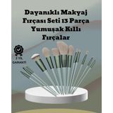 Epilons Umuşak Kıllı Es Tasarımlı 13'lü Makyaj Fırçası Seti Günlük ve Profesyonel Kullanım