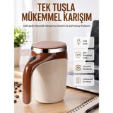 Epilons USB Şarjlı Elektrikli Karıştırıcı Kupa – Sıcak & Soğuk Içecekler Için