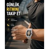 Epilons Uzun Pil Ömürlü Akıllı Saat Spor ve Günlük Kullanım Yeni Nesil - Çok Renkli