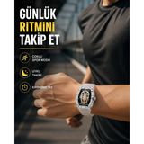 Epilons Uzun Pil Ömürlü Akıllı Saat Spor ve Günlük Kullanım Yeni Nesil - Renkli - Standart