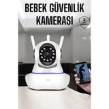 Epilons Wifi Kamera Ev Kamerası Gece Görüşlü Kablosuz Bebek Izleme Kamerası - Seçenek