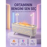 Epilons Yağmur Efektli Hava Nemlendirici 280 Ml Aromaterapi Difüzörü Alev Modlu Uzaktan Kumandalı FRTKGT25DYMUCZZPDPG-V72ŞÖMİNE NEMLENDİRİCİ-2