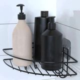 Epilons Yapışkanlı Banyo Köşeliği Kancalı Köşe Rafı Duş Şampuanlık Duvar Düzenleyici Organizer Raf