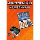 Epilons Yeni Model Akıllı Saat ve Ucuz Kaliteli Bluetooth Kulaklık Amoled Ekran Aynalı - .
