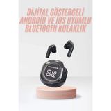 Epilons Yeni Nesil Bluetooth Kulaklık Dijital Göstergeli Dokunmatik 5.3 Kablosuz - Renkli