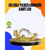 Epilons Yıldız LED Işık 5 Metre Dekoratif Aydınlatma Günışığı - 1 - 10 W - Beyaz