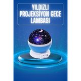 Epilons Yıldızlı Gece Lambası Mor Projeksiyon Görünümlü Masa Lambası Renk Değiştirebilen