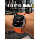 Epilons zentya4516 Mey İthalat® Yeni Nesil 3 Kordonlu Kol Saati 49 MM Amoled Ekran Akıllı Saat zd4526