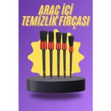 Epilons zeyta12 5 Parça Araç İçi Temizlik Fırçası Araç İçi-dışı Temizleme Fırça Seti zeytan45