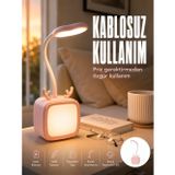 Epilons zeyta12 Ayarlanabilir Led Masa Lambası Şarjlı Modern Aydınlatma zeytan45