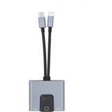 Epilons ZR815 Lightning Type-C 3 In 1 Ethernet Çevirici Aux
