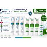 Epinafol Sensitive Epinafol Sensitive Aloevera&antitartar Karma Set 6'lı + ağız bakım spreyi hediyeli naneli