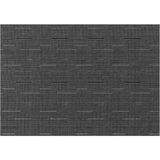 Epinox Amerikan Servis Pvc 30X45 cm - Koyu Gri Yatay Blok Desenli - 30 x 45 cm - Çok Renkli