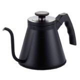 Epinox Barista İbrik Coffee Pot Kettle 1200 ML- Filtre Kahve Demliği Siyah Renk Paslanmaz Çelik