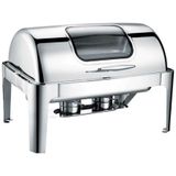 Epinox Camlı 9 lt Chafing Dish Roltop