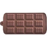 Epinox Çikolata Kalıbı - Silikon - Mini Tablet - 1 - 26 x 26 x 7 cm
