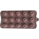 Epinox Çikolata Kalıbı - Silikon - Yuvarlak Dolgulu - 1 - 26 x 26 x 7 cm