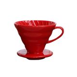 Epinox Dripper Kırmızı Seramik Kahve Demleme