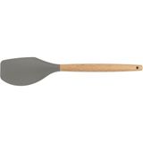 Epinox Silikon Sıyırma Spatulası Ahşap Sap - 32 cm - Çok Renkli - 1
