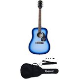Epiphone Starling Akustik Blue Gitar Başlangıç Paketi