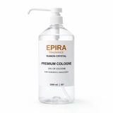 Epira Rubion Crystal 1000 Ml (1 Litre) - %5 Yoğun Esans - 80° Derece - Gliserinli Premium Parfümlü Kolonya (Pompalı Şişe)